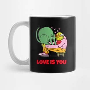 love is cat Mug